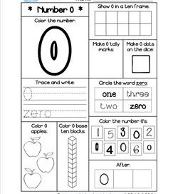 number worksheets for 0 20 kindergarten number worksheets