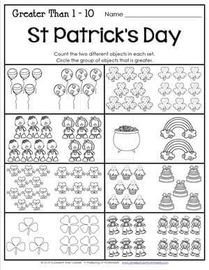 St Patrick's Day - Greater Than 1-10 | A Wellspring