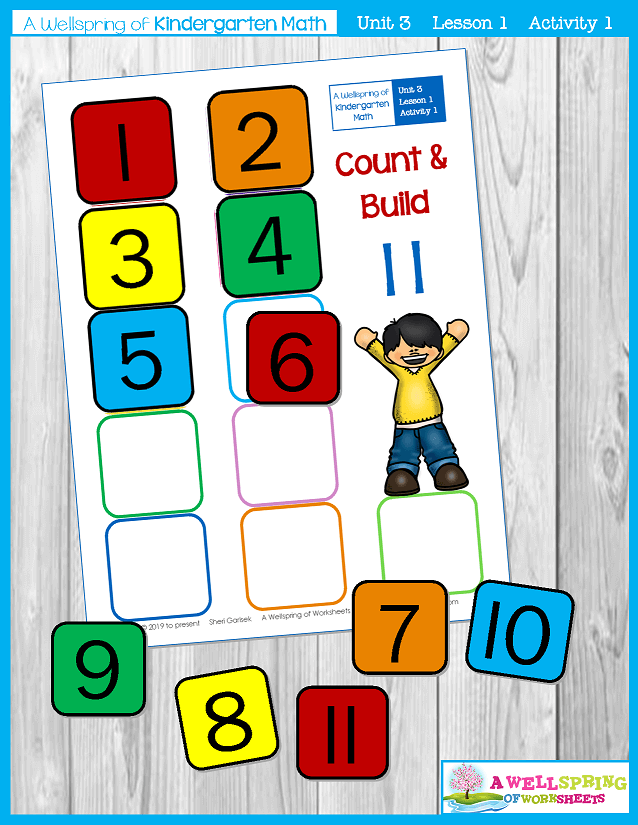 Kindergarten Math Curriculum | Numbers 11-20 | Lesson 1 - Activity 1