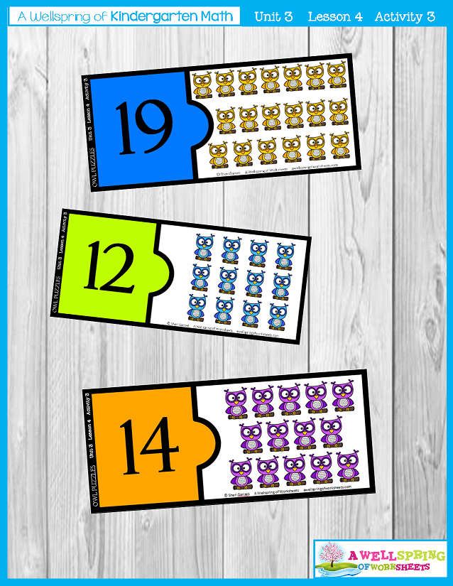 Kindergarten Math Curriculum | Numbers 11-20 | Lesson 4 - Activity 3